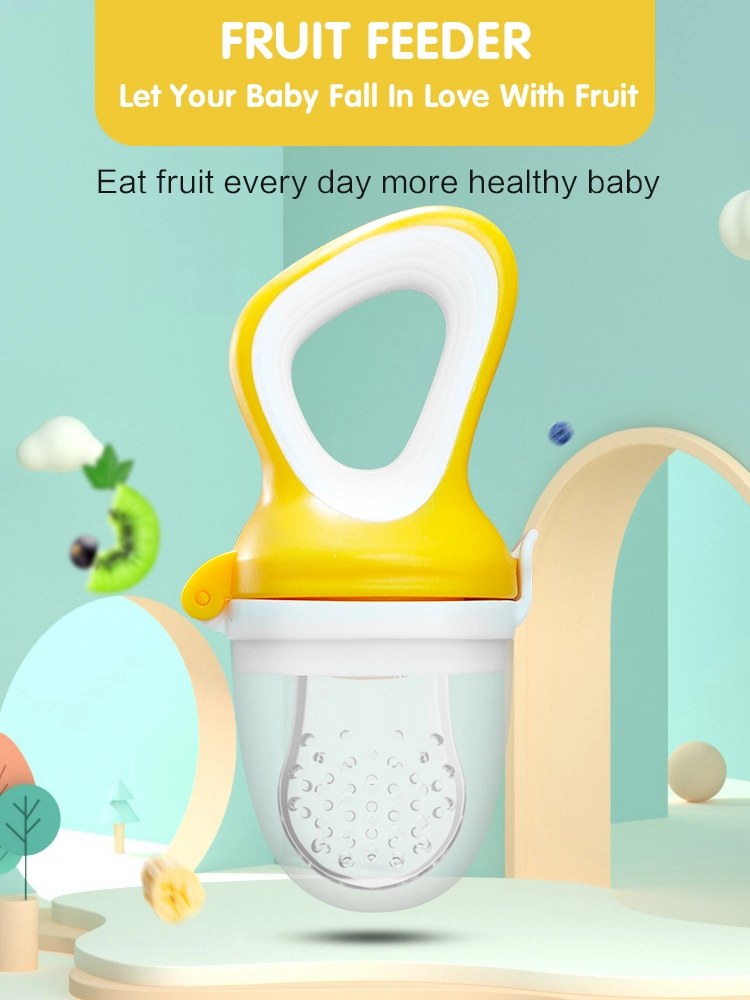 Factory Wholesale Price Baby Food Grade PP Fruit Feeder Silicone Feeding Pacifier