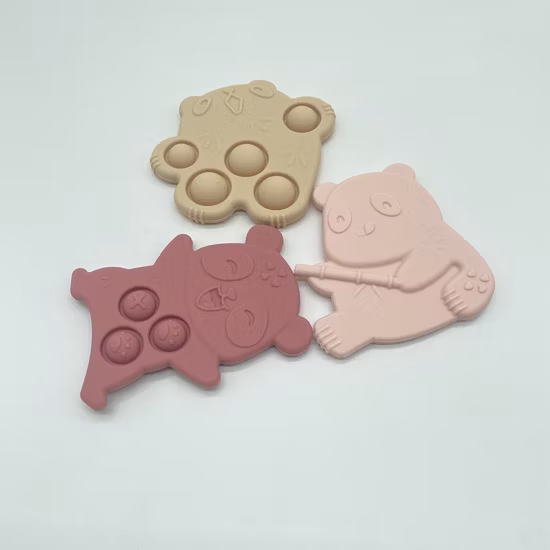 New Design Kids Silicone Baby Teether Chewable Silicone Teethers