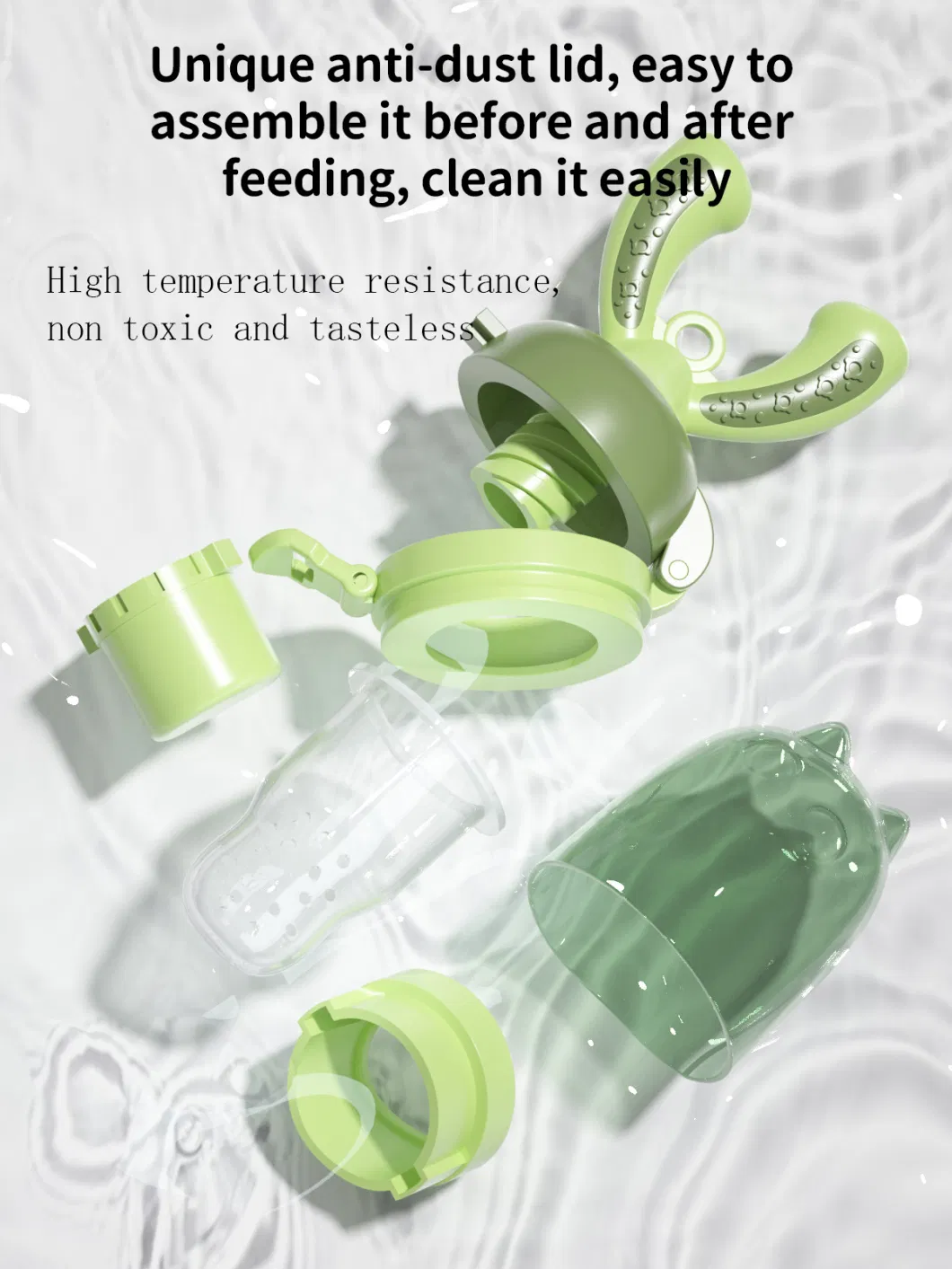 Infant Chewing Silicone Teether Toy Baby Fresh Fruit Feeder