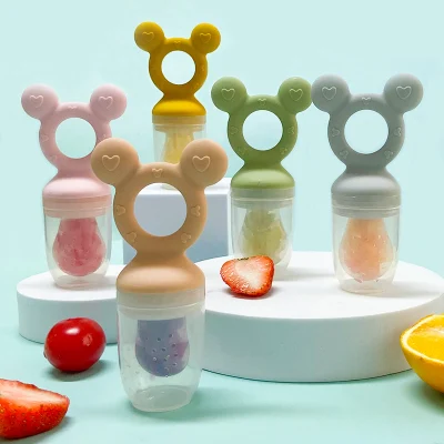 Baby Food Feeder Fruit Feeder Pacifier Silicone Baby Fruit Feeder
