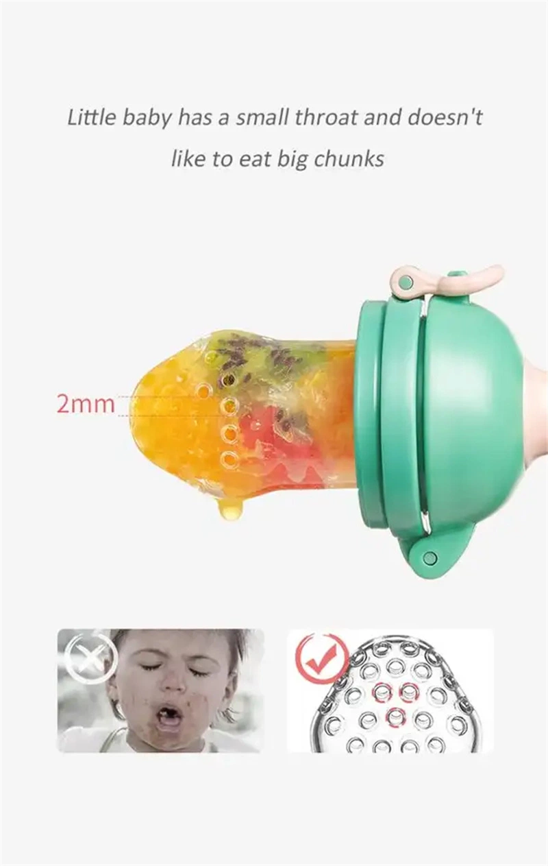 Safety Baby Silicone Food Feeder Infant Nipple Feeding Pacifier