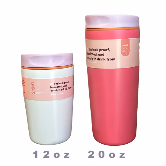 Bulk 20 Oz Portable Coffee Travel Double Wall Insulated Cold Beer Mug with Lid